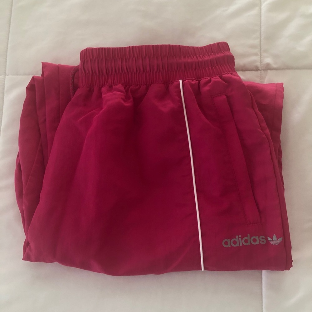 Pink adidas sweats